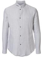 Emporio Armani Logo Embroidered Shirt - Grey