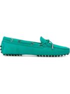 Tod S Gommino Loafers, Women's, Size: 39.5, Blue, Rubber/leather