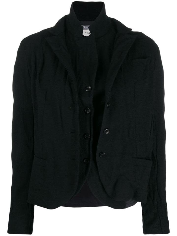 Kristensen Du Nord Layered Button Jacket - Black