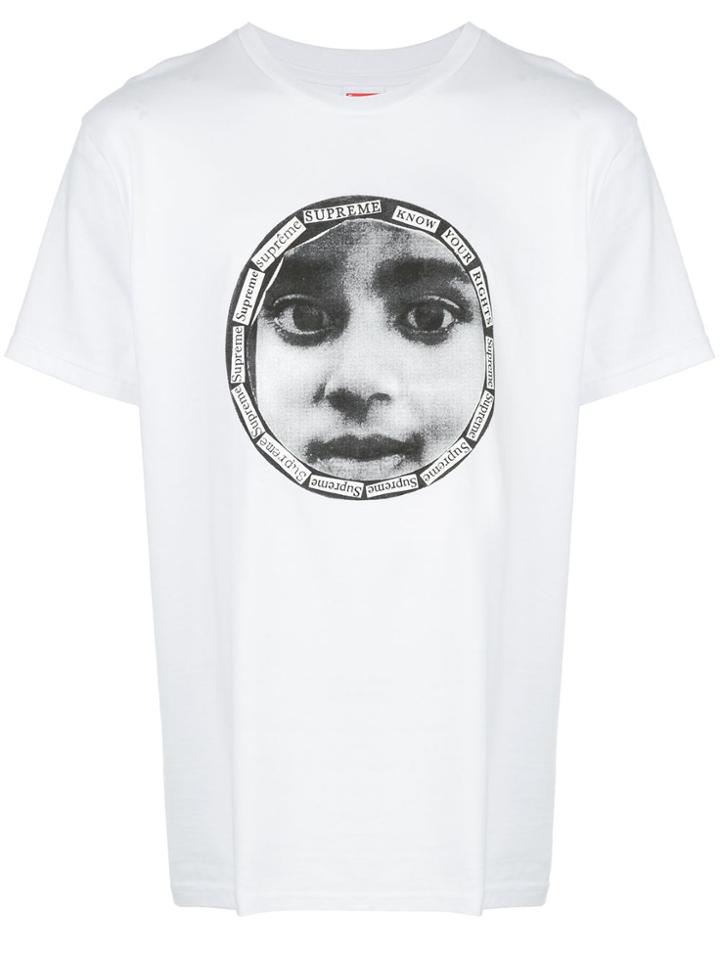 Supreme Know Your Rights Tee - White