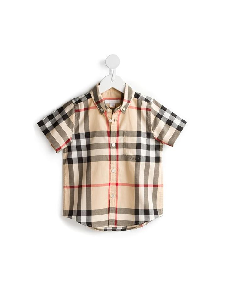 Burberry Kids Classic Check Button Down Shirt