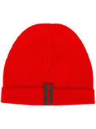 Gucci Striped Detailing Beanie - Red