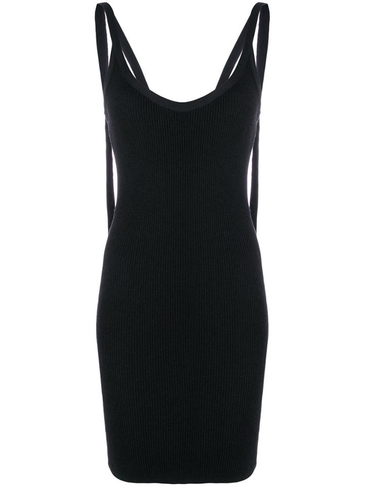 Alyx Ribbed Dress - Black