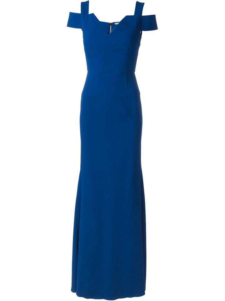 Roland Mouret Off-shoulder Evening Gown