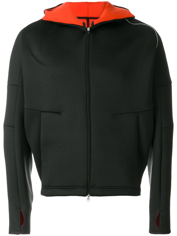 Adidas By Kolor Colour Block Hoodie - Black