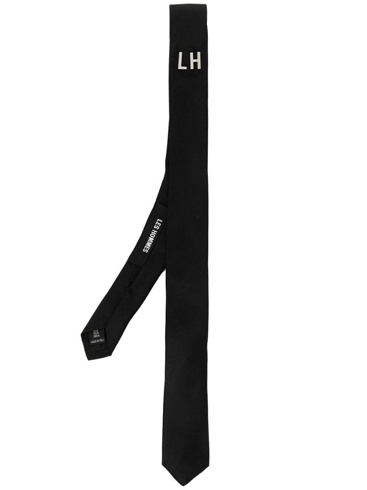 Les Hommes Lh Classic Tie - Black