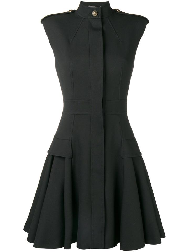 Alexander Mcqueen Military Dress - Black
