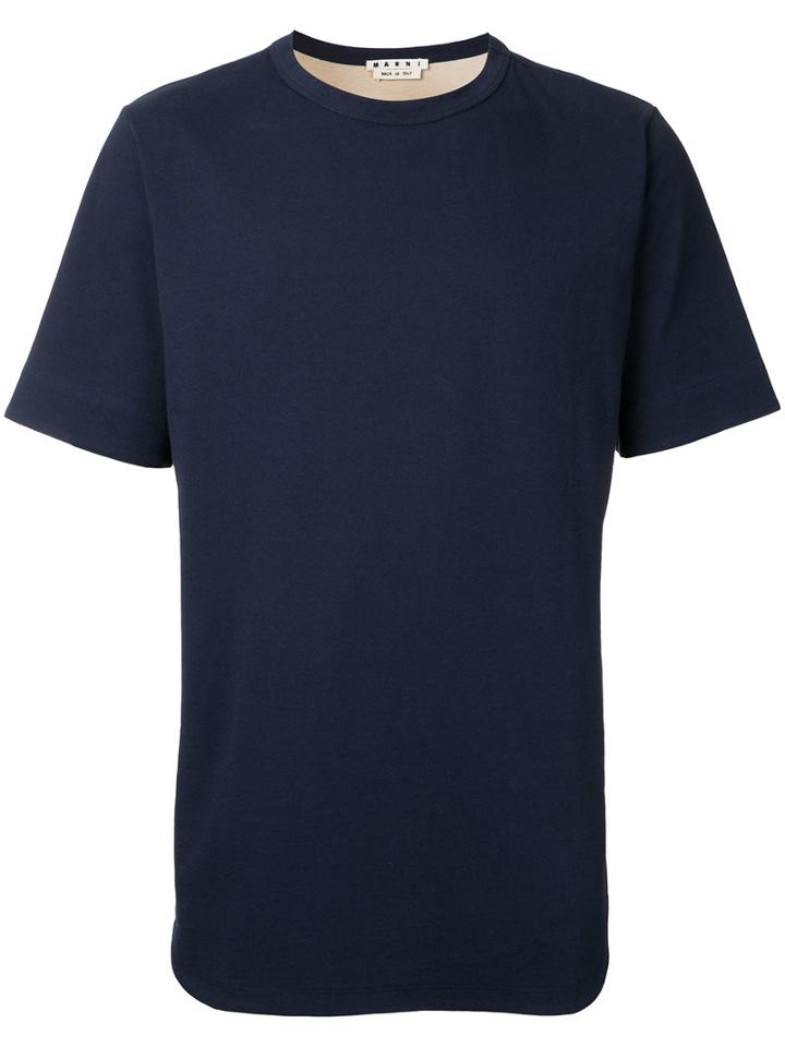 Marni - Boxy Fit T-shirt - Men - Cotton - 50, Blue, Cotton