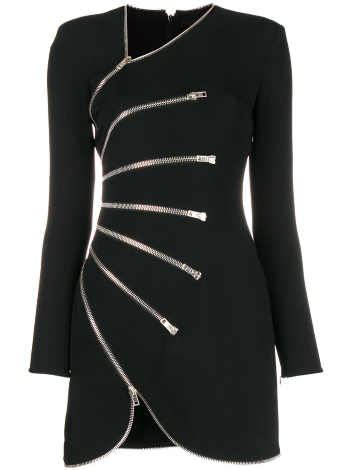Alexander Wang Zip Detailed Fitted Dress - Unavailable