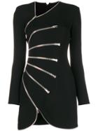 Alexander Wang Zip Detailed Fitted Dress - Unavailable