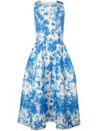 Carolina Herrera Tie-dyed Dress - Blue