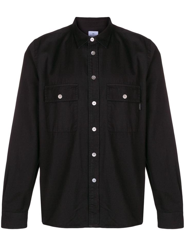 Ps By Paul Smith Denim Shirt - Black
