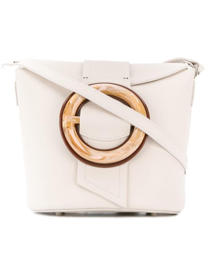 Lancaster Buckle Cross Body Bag - Neutrals