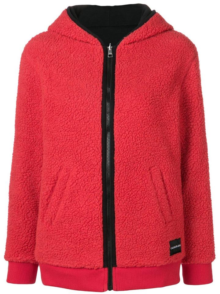 Calvin Klein Jeans Reversible Zipped-up Hoodie - Red