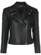 Yigal Azrouel - Studded Biker Jacket - Women - Lamb Skin - 2, Black, Lamb Skin