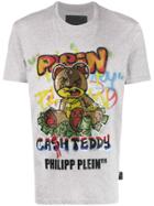 Philipp Plein Teddy Bear Print T-shirt - Grey