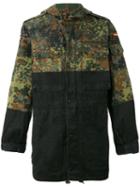 Komakino - Camouflage Parka - Men - Cotton/polyester - M, Green, Cotton/polyester
