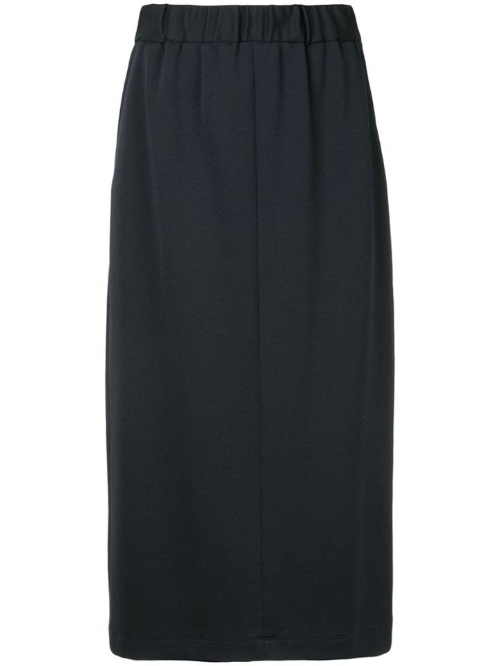Tibi Mercer Straight Skirt - Blue
