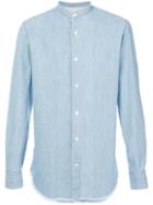 Eleventy - Classic Long Sleeve Shirt - Men - Cotton - 41, Blue, Cotton