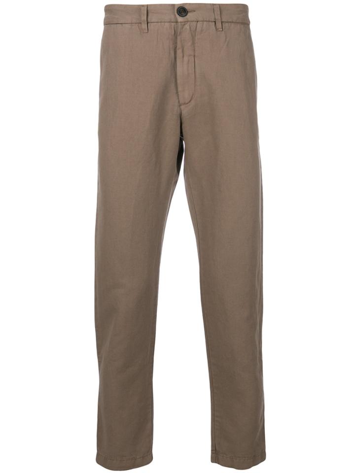 Eleventy Straight-leg Trousers - Brown