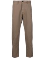 Eleventy Straight-leg Trousers - Brown
