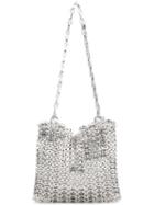 Paco Rabanne Chain Mail Shoulder Bag, Women's, Grey, Brass