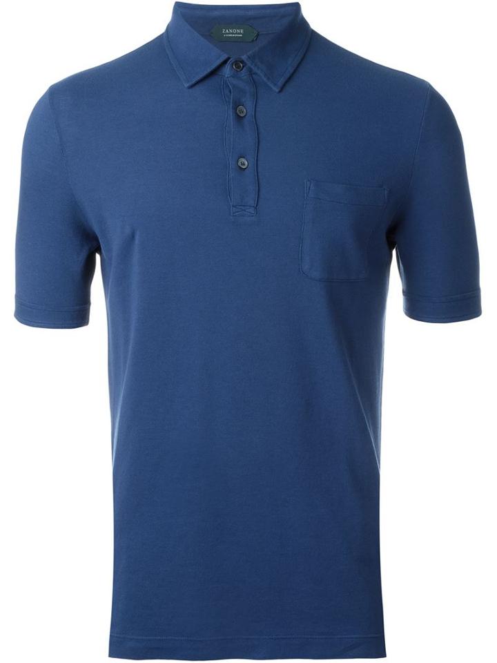 Zanone Patch Pocket Polo Shirt