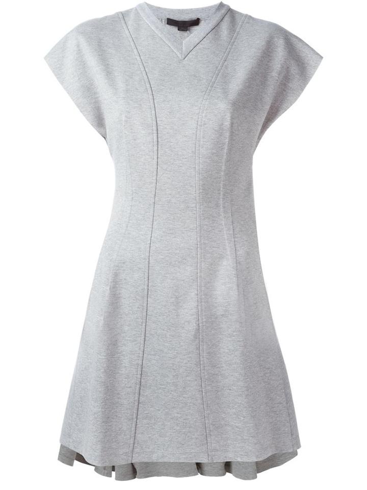 Alexander Wang Seamed Dress, Women's, Size: 2, Grey, Cotton