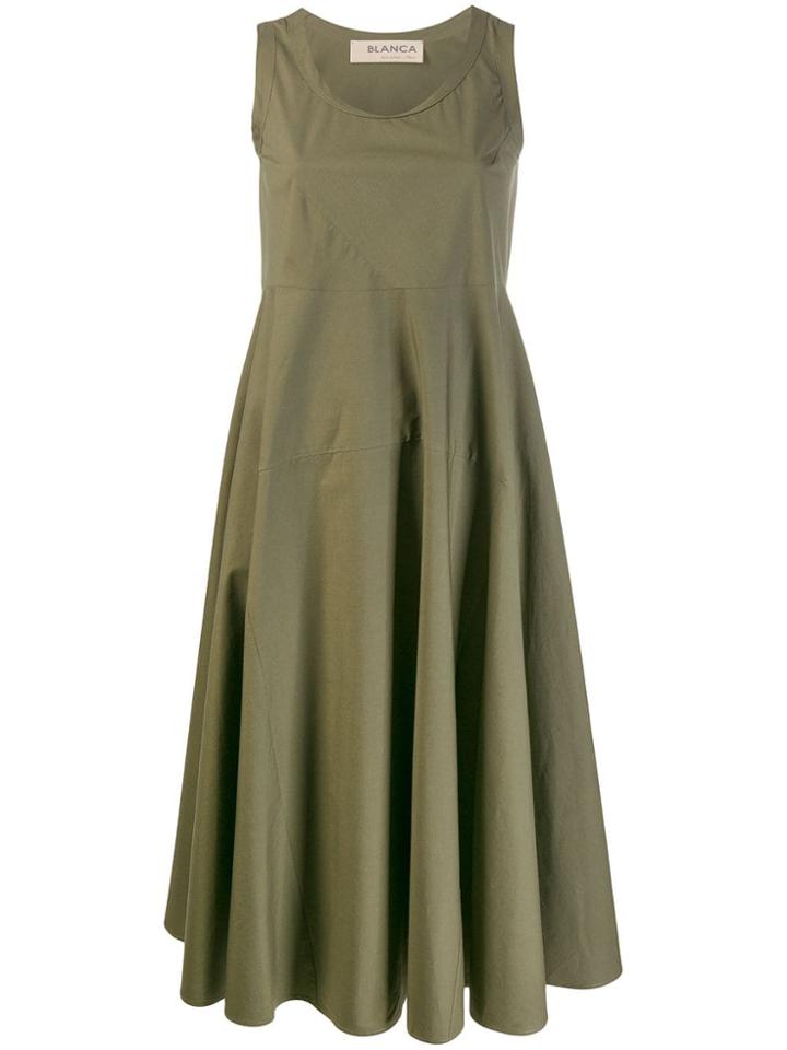 Blanca Scoop Neck Dres - Green