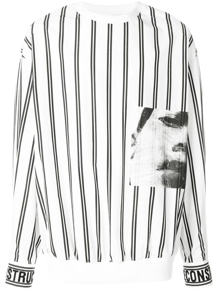 Juun.j Striped Sweatshirt - White