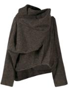 Rick Owens Oversized Sculpted Jacket - Neutrals