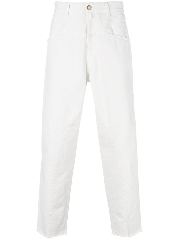 Closed Classic Straight-leg Trousers - White
