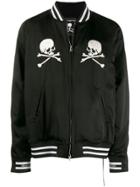 Mastermind World Embroidered Bomber Jacket - Black