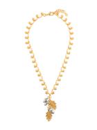 Red Valentino Floral Pendant Necklace - Metallic