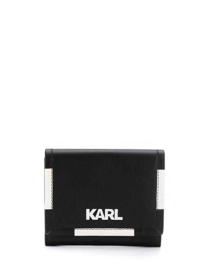 Karl Lagerfeld Tri-fold Card Wallet - Black