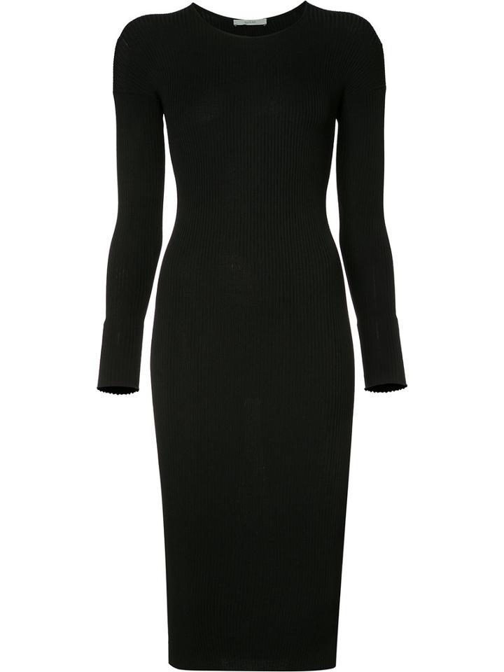 Dusan - Bodycon Midi Dress - Women - Viscose - S, Women's, Black, Viscose