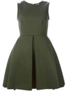 P.a.r.o.s.h. Round Neck Flared Dress