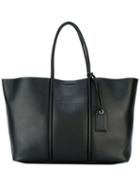 Tom Ford Large Double Handles Tote, Women's, Black, Calf Leather