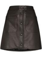 Frame Patch Pocket Mini-skirt - Black