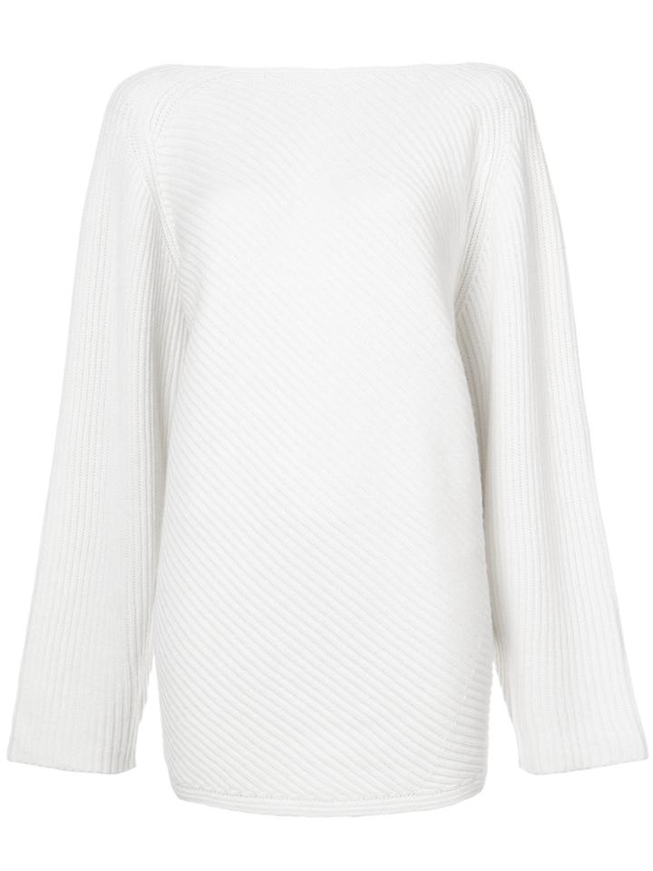 Derek Lam Asymmetrical Sweater - White