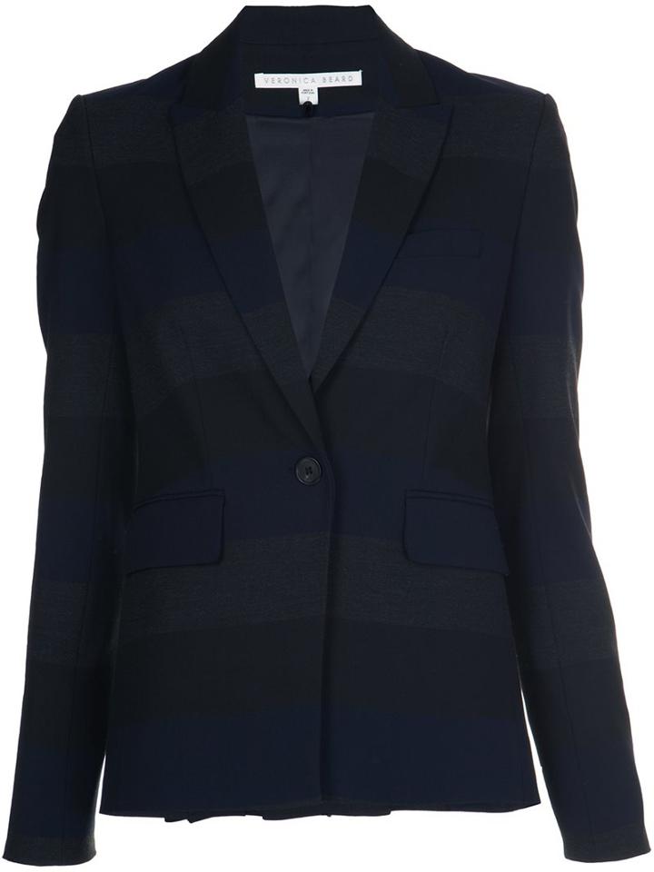 Veronica Beard 'kanae Khan' Blazer, Women's, Size: 2, Grey, Polyester/spandex/elastane/viscose