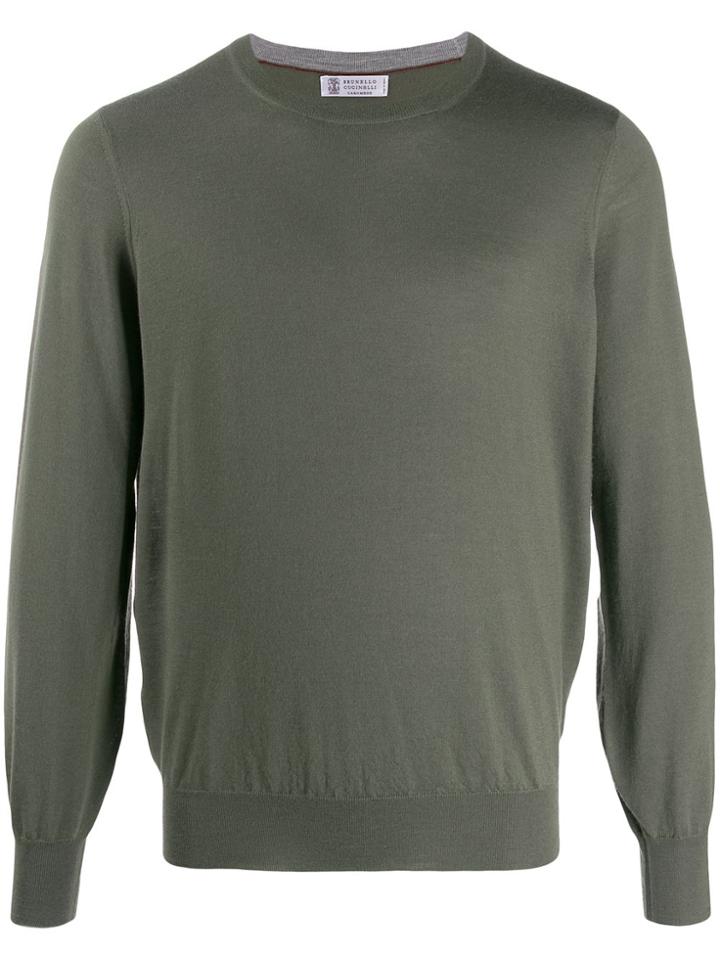 Brunello Cucinelli Slim-fit Jumper - Green