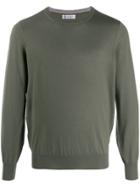Brunello Cucinelli Slim-fit Jumper - Green