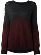 Capucci Degradé Effect Sweater, Women's, Size: 40, Black, Polyamide/wool