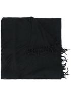 Lost & Found Rooms Fringed Knitted Scarf - Black
