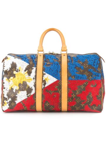 Jay Ahr Philippines Flag Vintage Louis Vuitton Keepall - Brown