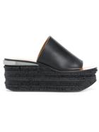 Chloé High Platform Sandals - Black