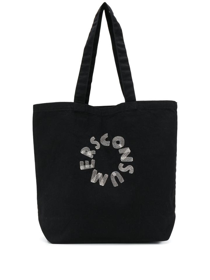 Camper Lab X Bernhard Willhelm Embroidered Tote Bag - Black