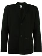 Bark Buttoned Blazer, Men's, Size: Medium, Black, Merino