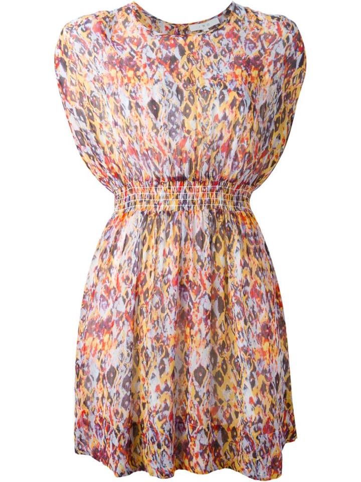 Iro Ohno Dress, Women's, Size: 40, Yellow/orange, Viscose/cotton